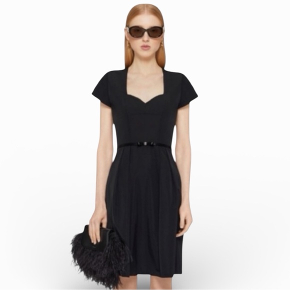 Givenchy Dresses & Skirts - Givenchy 4G-Bow Black Taffeta Mini Dress Size 36/4 NWT